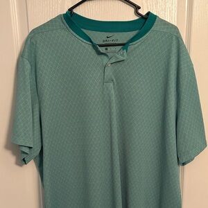 Nike Men's Teal Polo Shirt